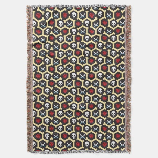 Bandit Theme Pattern Deken (Voorkant Verticaal)