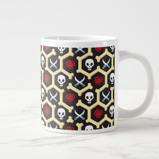 Bandit Theme Pattern Grote Koffiekop (Rechts)