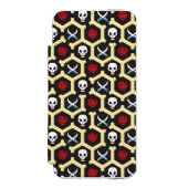 Bandit Theme Pattern Incipio iPhone Portemonnee Hoesje (Voorkant Agenda)