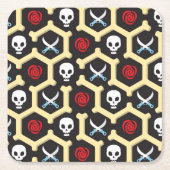 Bandit Theme Pattern Kartonnen Onderzetters (Voorkant)