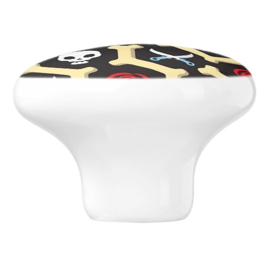 Bandit Theme Pattern Keramische Knop (Zijkant)