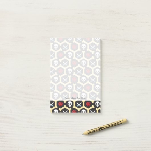 Bandit Theme Pattern Post-it® Notes (Op bureau)