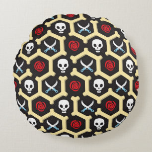 Bandit Theme Pattern Rond Kussen