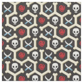 Bandit Theme Pattern Stof (Close Up)
