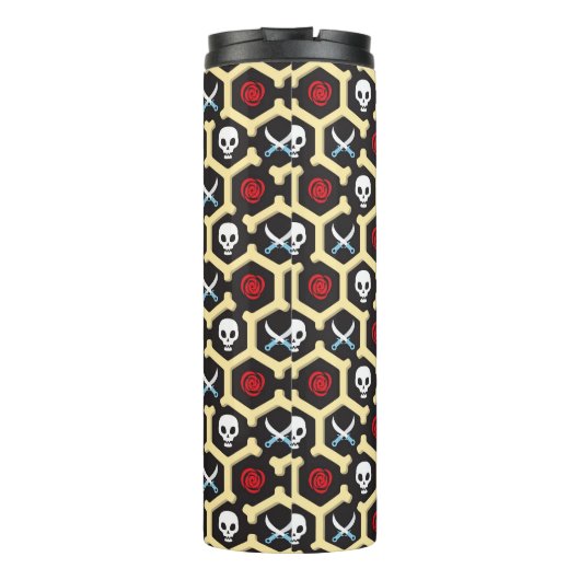 Bandit Theme Pattern Thermosbeker (Achterkant)