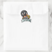Bandit Vierkante Sticker (Tas)