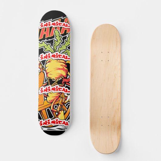 Bandito Carrot Persoonlijk Skateboard (Voorkant)