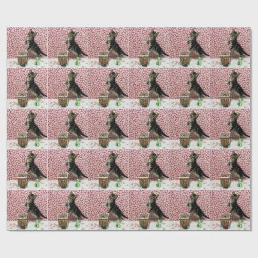 Bandit's Gingerbrood House ( Cat / Kitten ) Cadeaupapier (Vlak)