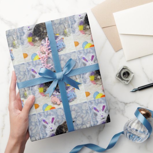 Bandit's paasinpakpapier - kat / kitten cadeaupapier (Geschenken)