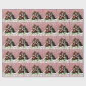 Bandit's Snowman Kerstmis - Katteninpakpapier Cadeaupapier (Vlak)