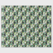 Bandit's St. Patrick's Day Wrapping Paper (4 SQ) Cadeaupapier (Vlak)