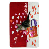 Bandit's Valentijnse Magnet (Cat/Kitten) Magneet (Verticaal)