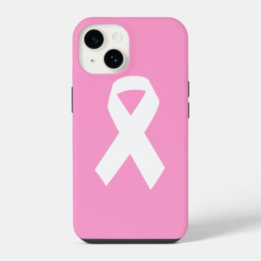 Bandje op Roze iPhone Hoesje (Achterkant)