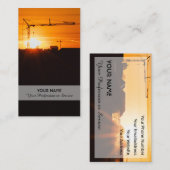 Bandkraan- en tawerkraanspecialist busi visitekaartje (Voorkant / Achterkant)