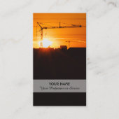 Bandkraan- en tawerkraanspecialist busi visitekaartje (Voorkant)