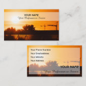 Bandkraan- en tawerkraanspecialist busi visitekaartje (Voorkant / Achterkant)