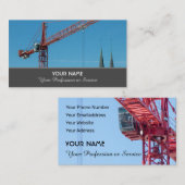 Bandkraan- en tawerkraanspecialist busi visitekaartje (Voorkant / Achterkant)