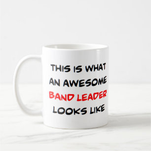 bandleider, geweldige koffiemok