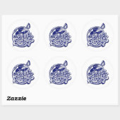 bandlogo ronde sticker (Vel)