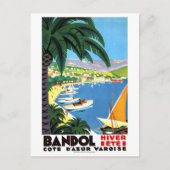 Bandol, Côte d'Azur, Frankrijk, Franse kust, vinta Briefkaart (Voorkant)