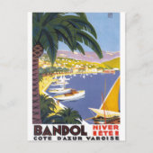  Bandol Cote D'Azur Frankrijk Reizen Briefkaart (Voorkant)