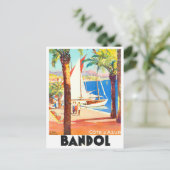 Bandol France vintage Briefkaart (Staand voorkant)