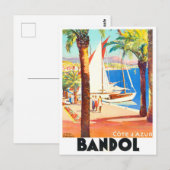 Bandol France vintage Briefkaart (Voorkant / Achterkant)