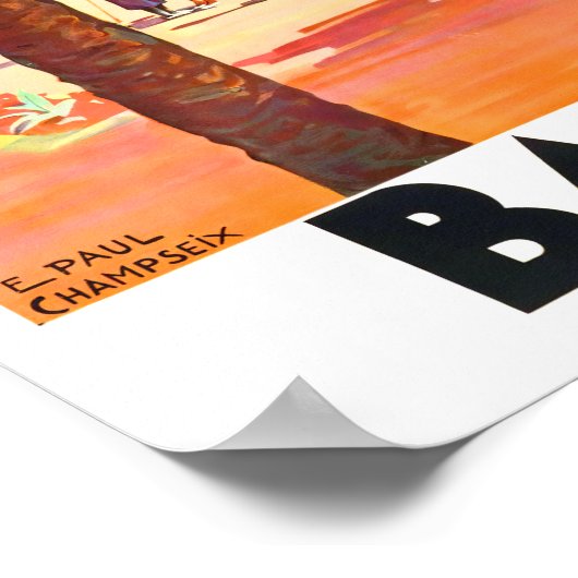 Bandol France vintage Poster (Hoek)