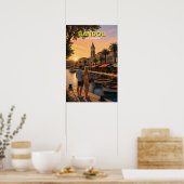 Bandol, Frankrijk – Oude Reisposter Poster (Keuken)