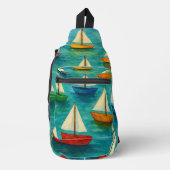 Bandolera de botes de playa sling bag (Voorkant)