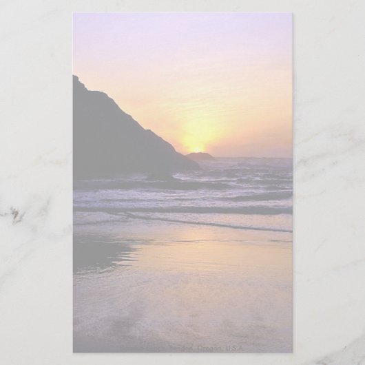 Bandon Beach, Bandon, Oregon, VS Briefpapier (Voorkant)
