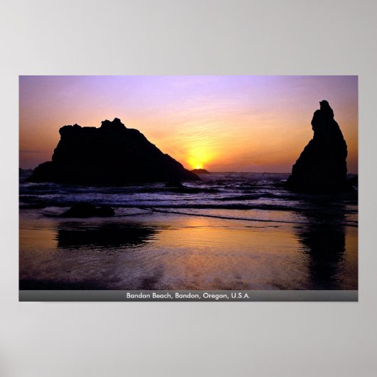 Bandon Beach, Bandon, Oregon, VS Poster (Voorkant)