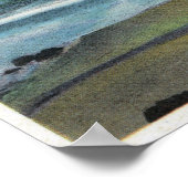 Bandon Beach Uitzicht of Face Rock, Cat and Kitten Poster (Hoek)