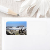 Bandon Oregon Coast Retouradreslabels Etiket (Insitu)