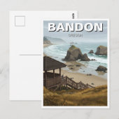 Bandon Oregon Coast Travel Briefkaart (Voorkant / Achterkant)