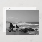 Bandon Oregon Coastal Expanse Briefkaart (Voorkant / Achterkant)
