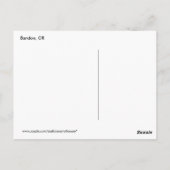 Bandon Oregon Coastal Expanse Briefkaart (Achterkant)