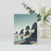 Bandon Oregon kust Reis Briefkaart (Staand voorkant)