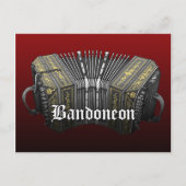 Bandoneon Briefkaart (Voorkant)
