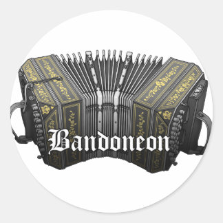 Bandoneon Ronde Sticker