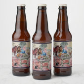 Bandos Bier zelfgemaakt paardenbrouwsel Bier Etiket (Flessen)