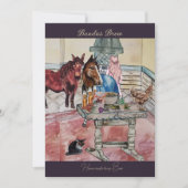 Bandos Bier zelfgemaakt paardenbrouwsel Feestdagenkaart (Voorkant)