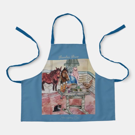 Bandos Bier zelfgemaakt paardenbrouwsel Schort (Voorkant)