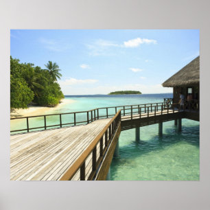 Bandos Island Resort, Noord-Male Atol, de Maledive Poster