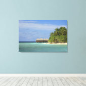 Bandos Island Resort, North Male Atoll, Canvas Afdruk (Insitu (Houten vloer))