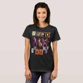 Bandpatroon T-shirt (Voorkant volledig)