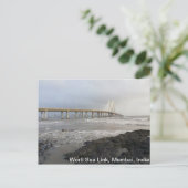 Bandra-Worli Zee Link, Mumbai, India Briefkaart (Staand voorkant)
