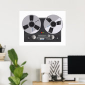 Bandrecorder Poster (Thuiskantoor)