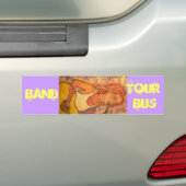 bandreisbus bumpersticker (Op auto)