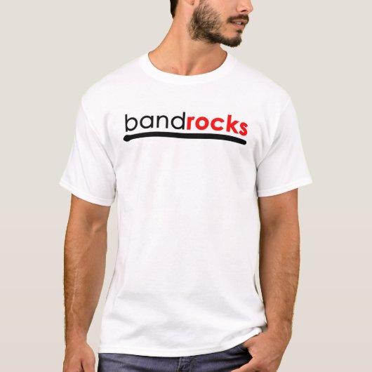 bandRocks T-shirt (Voorkant)
